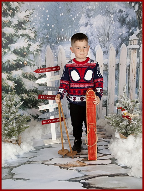 Christmas Themed Photoshoot, Village Photography, Newcastle